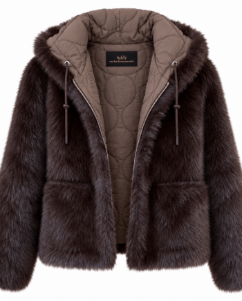 Coat reversible hood jacket