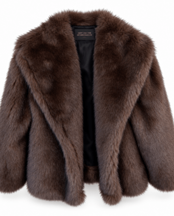 Coat short faux fur jacket