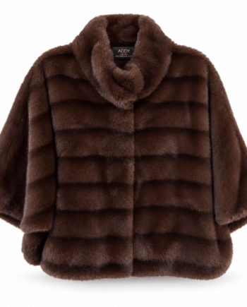 Coat capejacjet faux fur