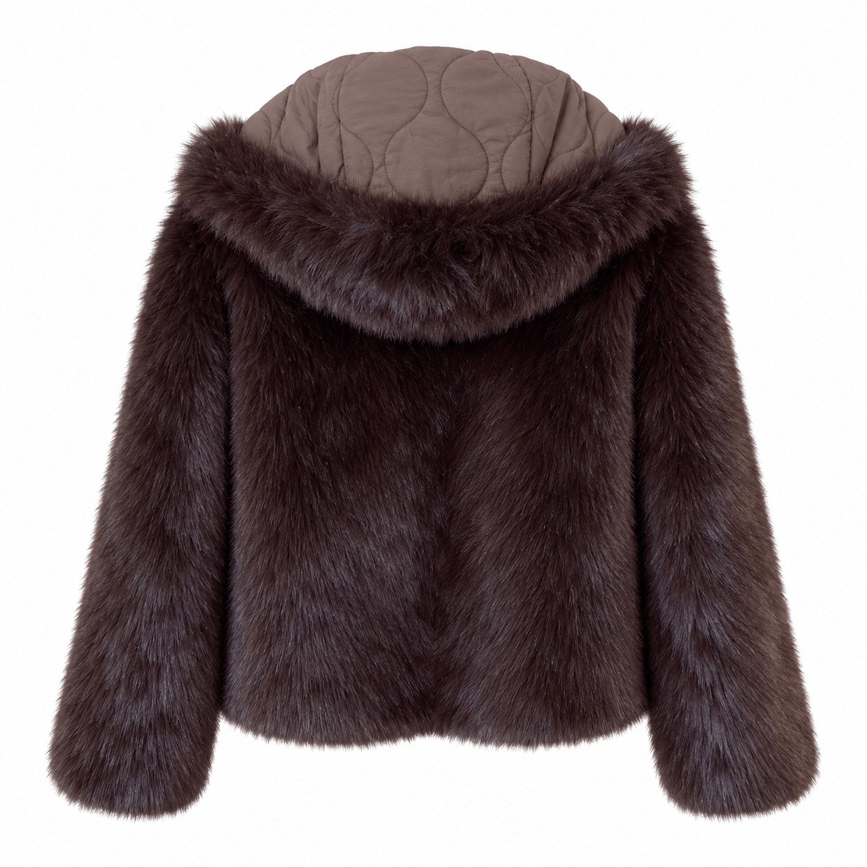 Coat reversible hood jacket