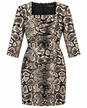 Brokaat retiel print dress size S
