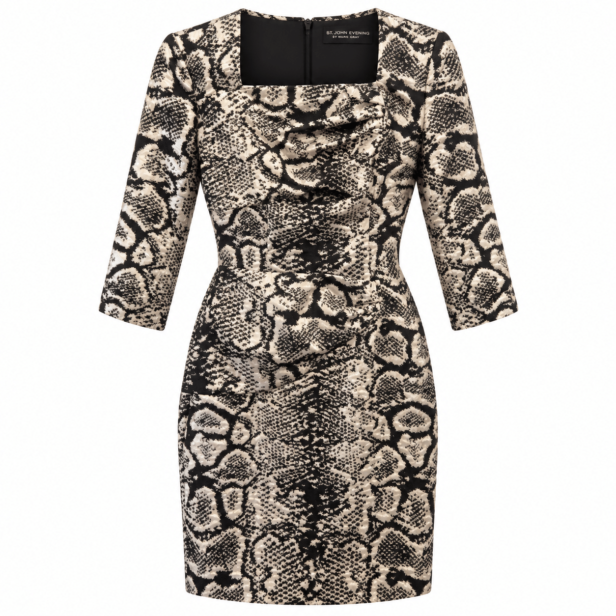 Brokaat retiel print dress size S