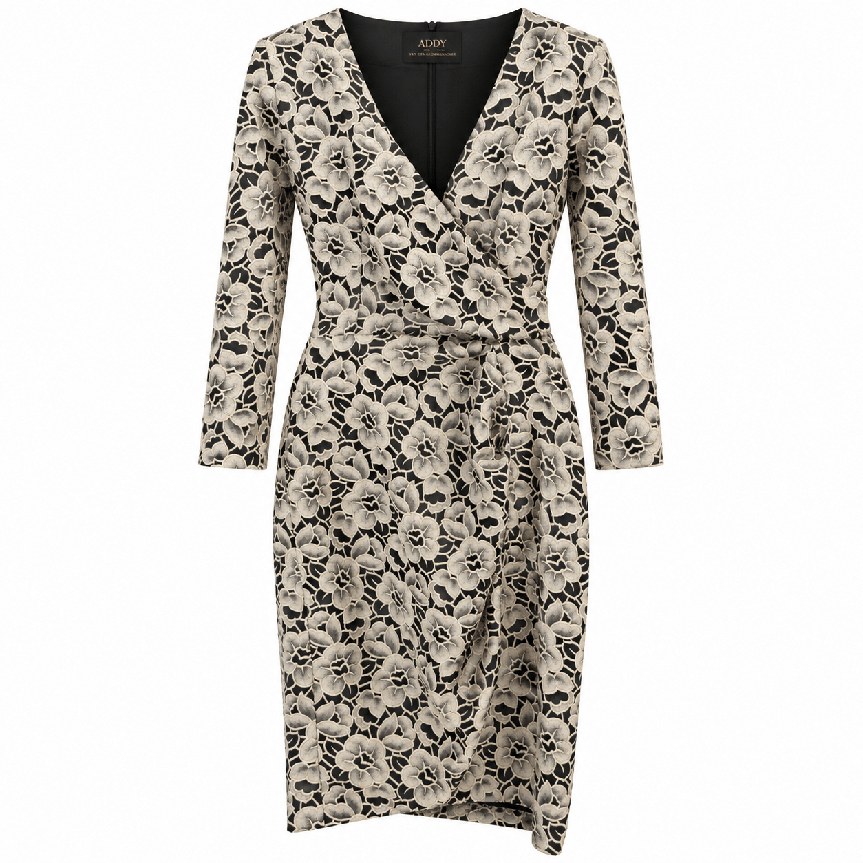 V neck dress with lace patron size Xl