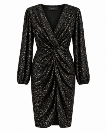 Draped dress paillet size L