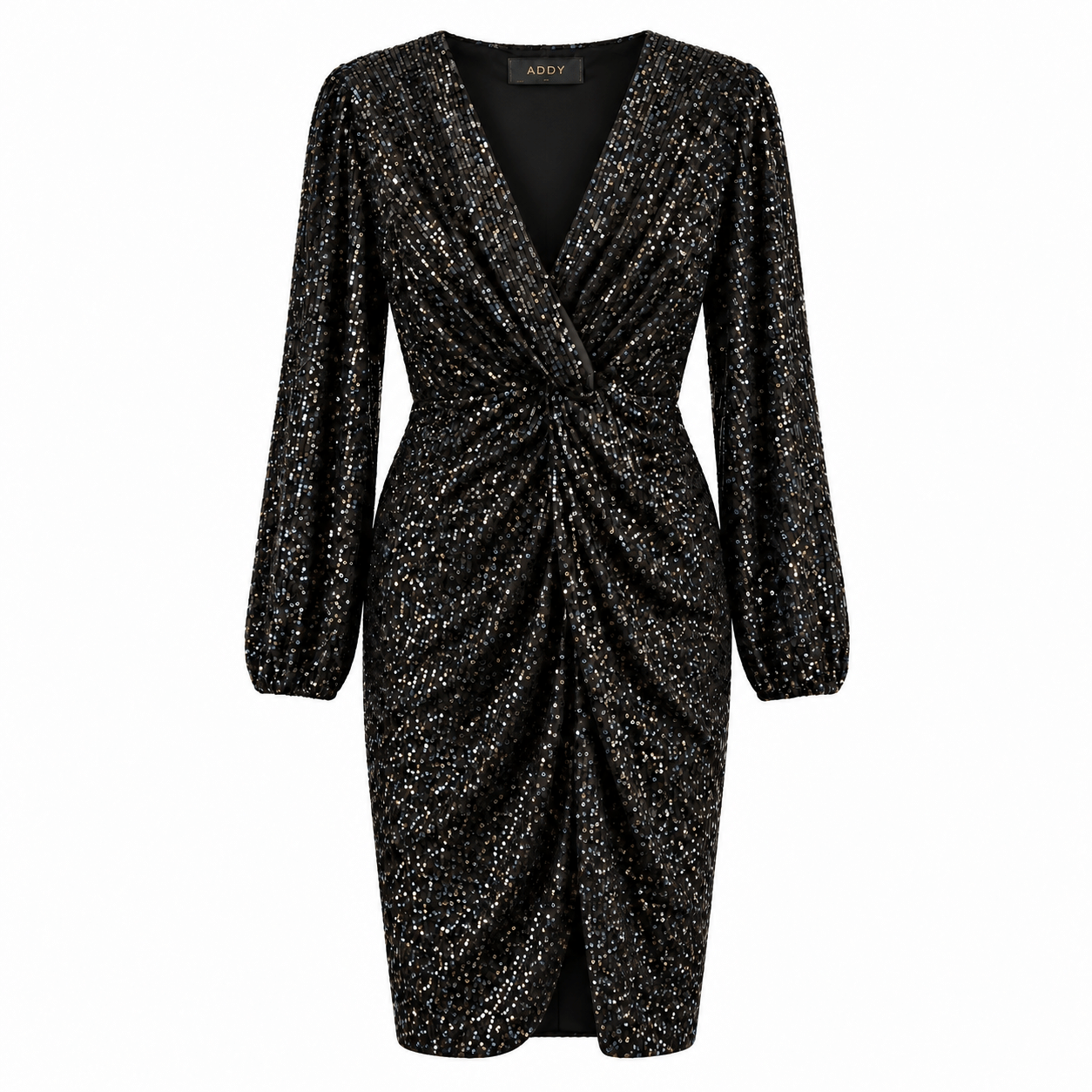 Draped dress paillet size L