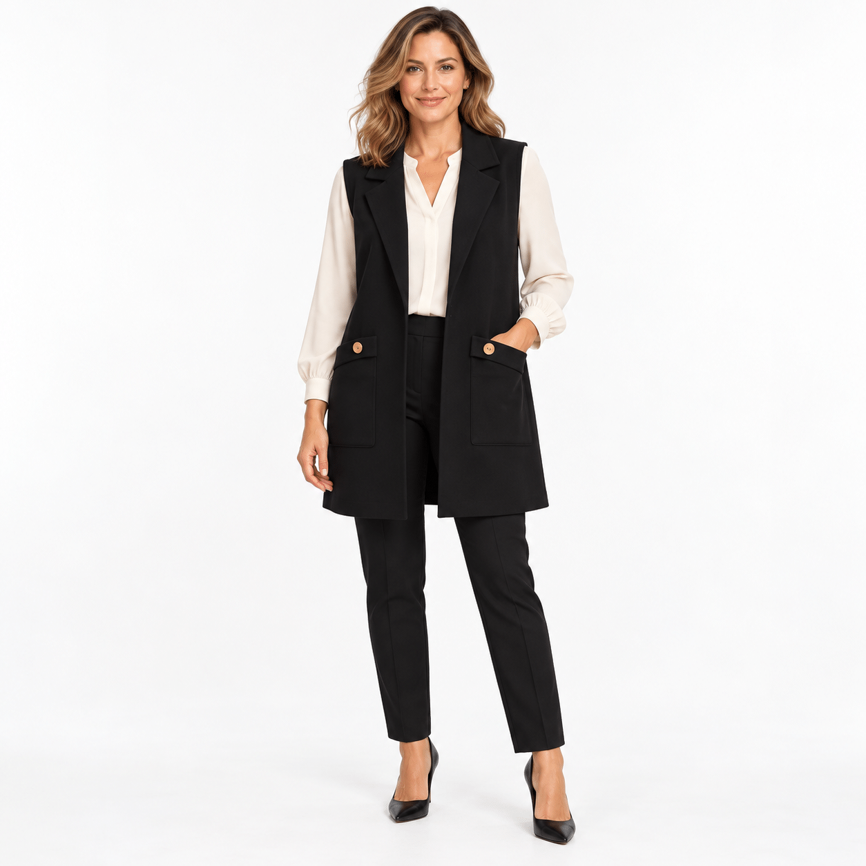 Pullover gilet black