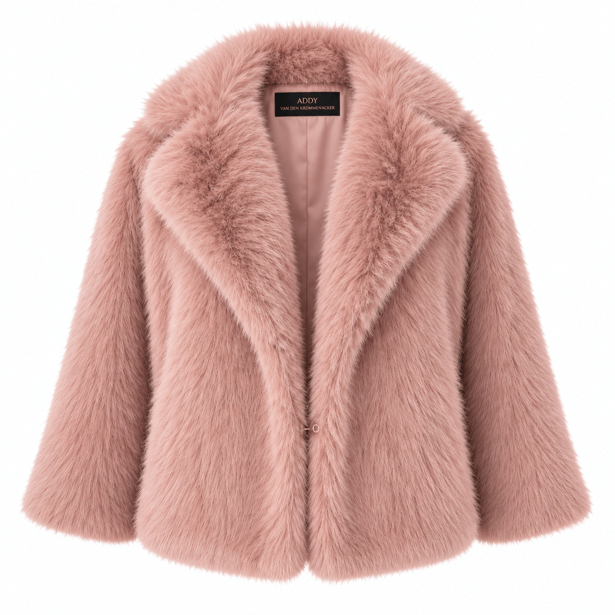 Faux fur pink coat size M/L