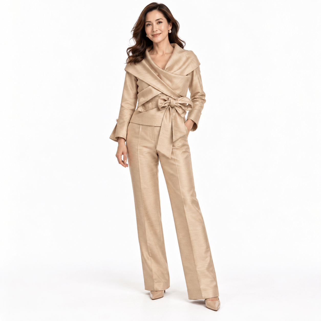 Addy van den Krommenacker shantung set