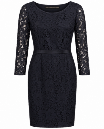 Rebrode lace navy dress