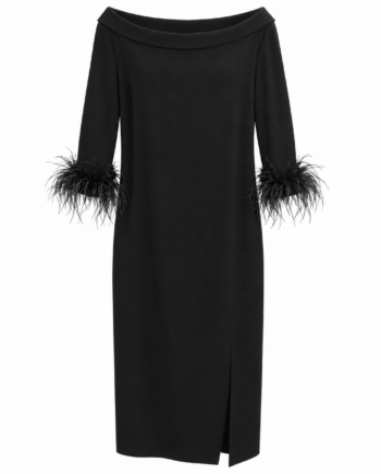 Shift dress feather detail size Xl