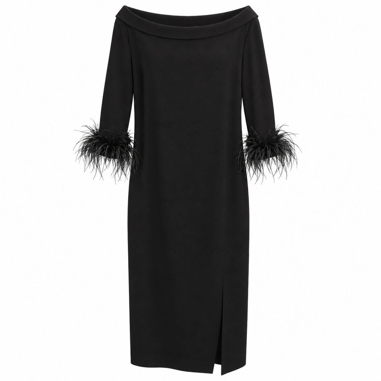 Shift dress feather detail size Xl