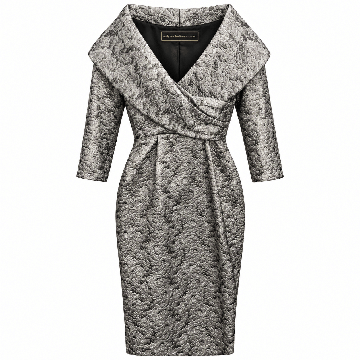 Brocade silver dress size S