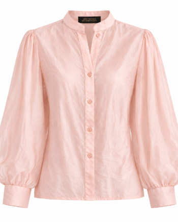 Blouse puff sleeve pink