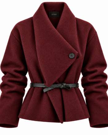 Wrapcardigan with small belt